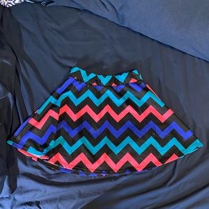 Neon Patterned Skirt